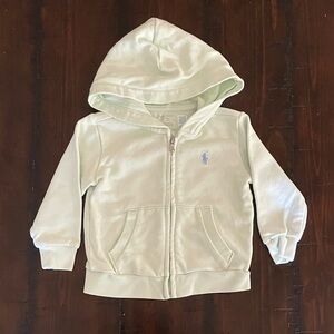 Baby Ralph Lauren Mint Green Hoodie 12m